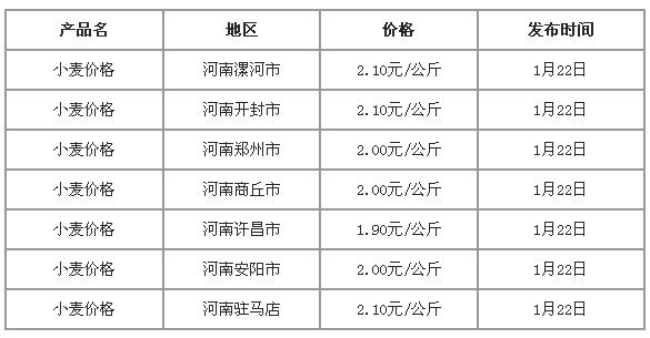 南陽(yáng)小麥最新價(jià)格動(dòng)態(tài)解析